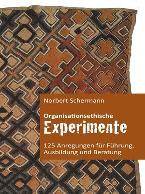 cover image of Organisationsethische Experimente